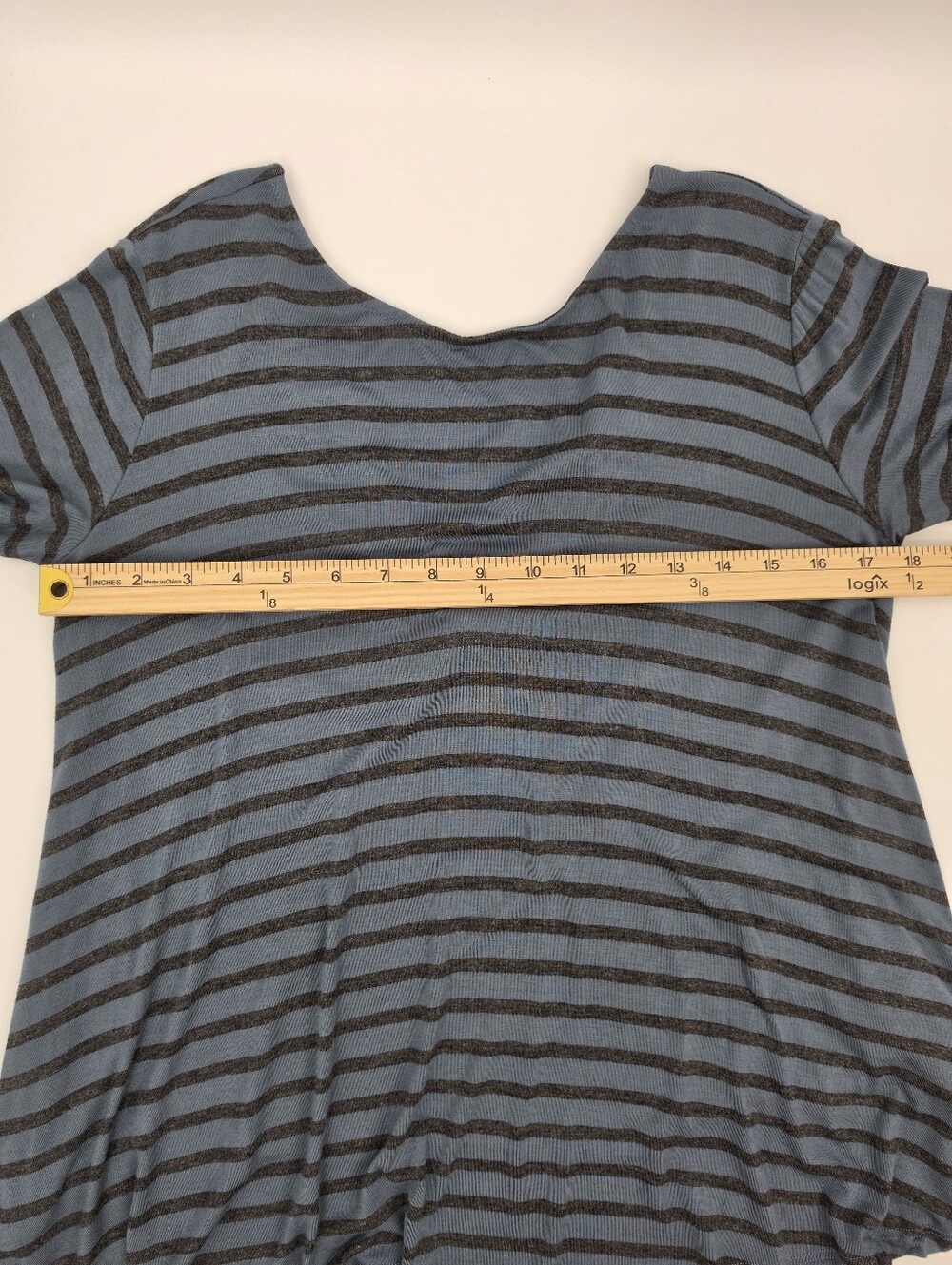 NWT Cherish Open Back Stripe Small Twist Top Soft Girl Boho Grunge Coastal - Picture 12 of 13